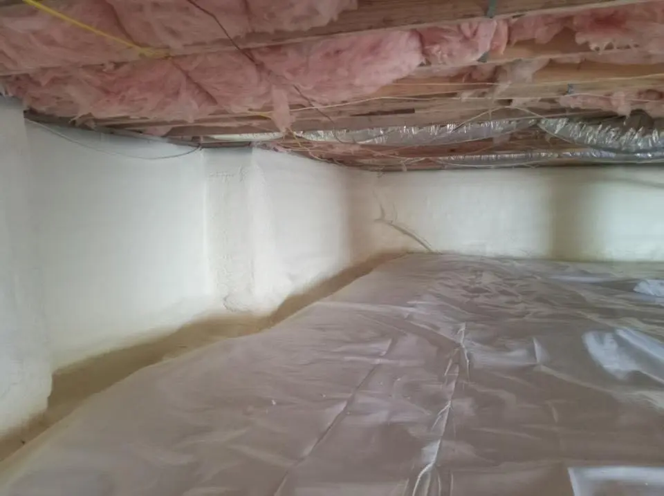 Crawl space encapsulation with closed-cell spray foam for Metal Roof Coating in North Weeki Wachee
